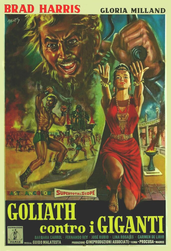 Легенда о Голиафе (1961) постер