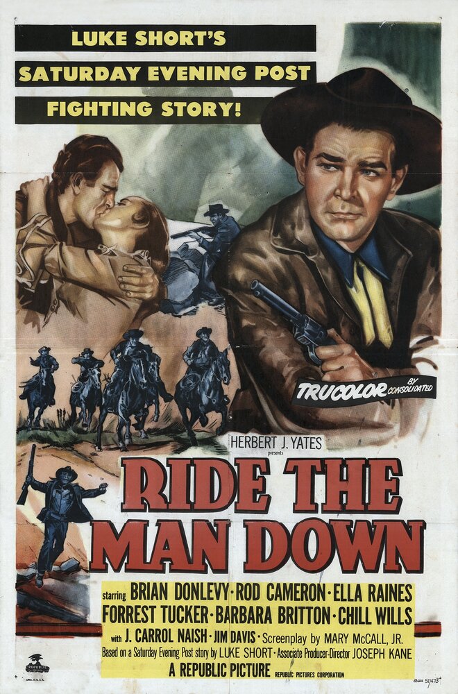 Ride the Man Down (1952) постер