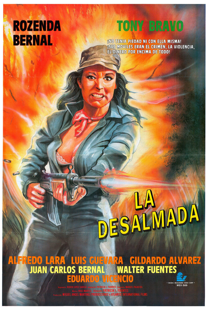 La desalmada (1994) постер