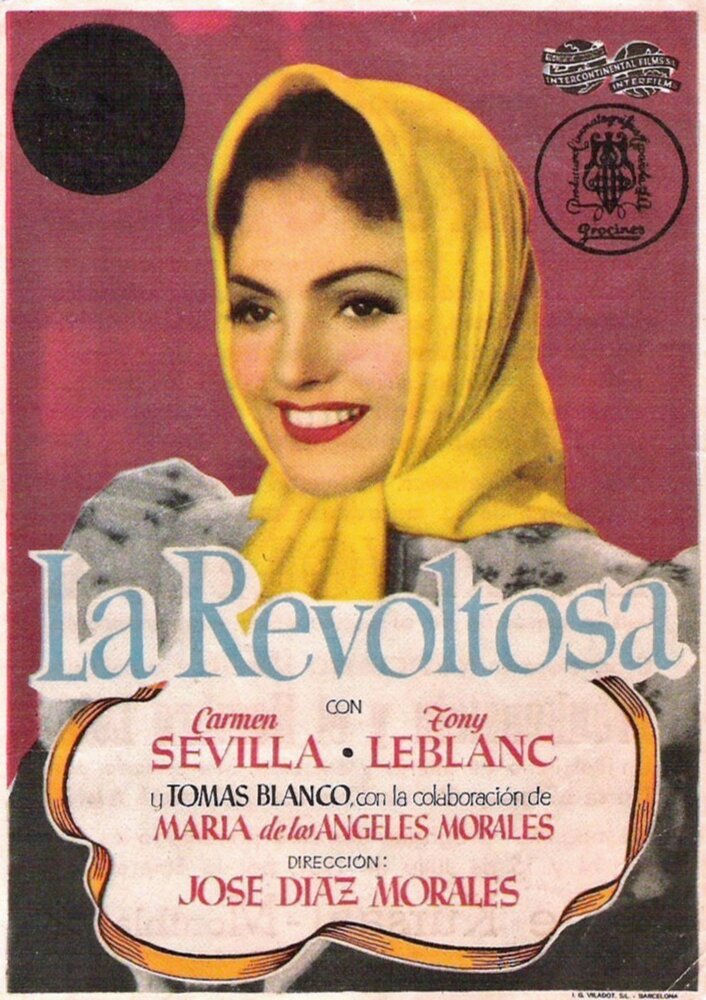 La revoltosa (1950) постер