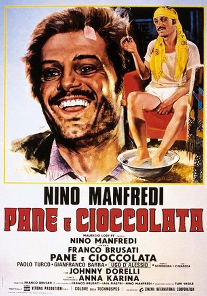 Хлеб и шоколад (1973) постер