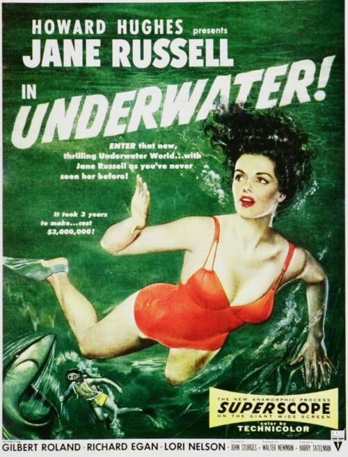 Под водой! (1955) постер